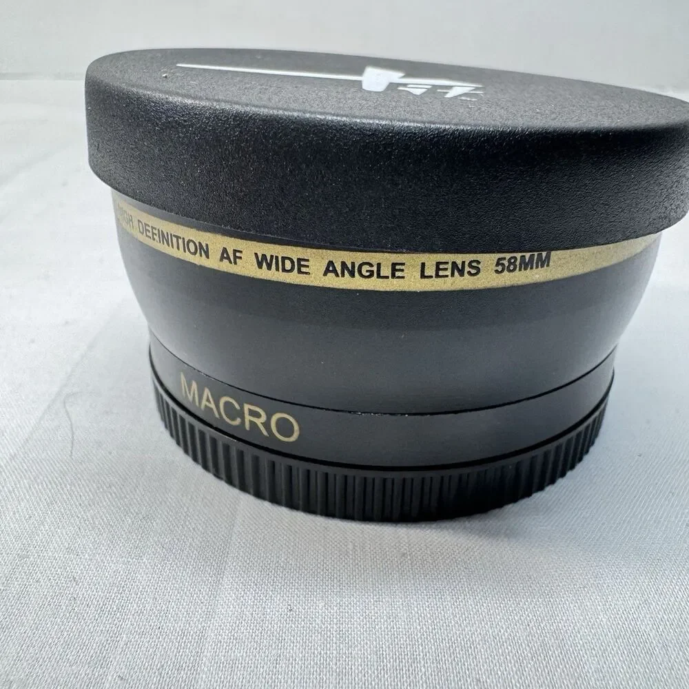 Lot of 2 XIT Pro Series Lens 2.2x Telephoto & 0.43x Wide Angle 58mm With Pouch